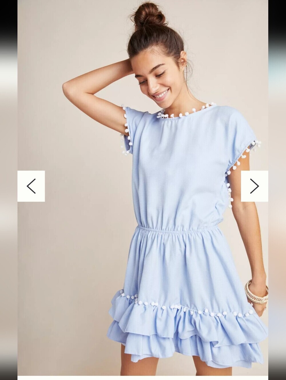 NWT Anthropologie Peixoto Nissi PomPom Dress